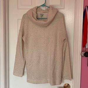 cream sweater turtleneck